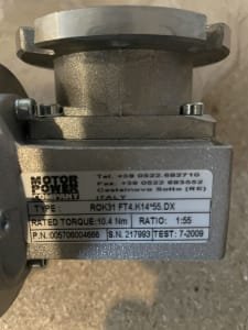 MOTOR POWER ROK.315XS B.FT1.S12.DX.55.A1 DC GEARED MOTOR