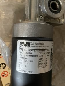 MOTOR POWER ROK.315XS B.FT1.S12.DX.55.A1 DC GEARED MOTOR