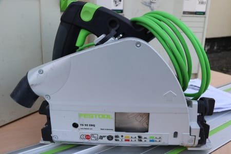 FESTOOL TS 55 EBQ Circular saw with guide rail & tool case