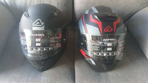 2 cascos ACERBIS