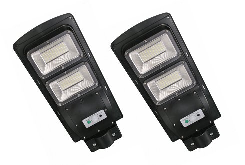 Lote de 2 Farolas Solares LED 60W IP67 con Mando a Distancia (Nuevas)