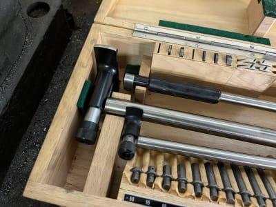 Workbench with contents