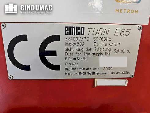 &#x27a4; Usado EMCO TURN E 65 - Torno En Venta | gindumac.com