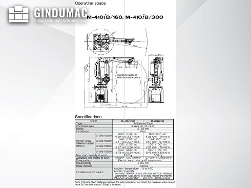 &#x27a4; Robot usado FANUC M-410iB 160 | Robot