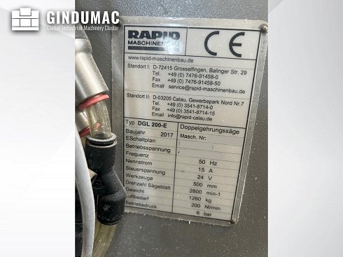 &#x27a4; Usada RAPID DGL 200-E - Sierra En Venta | gindumac.com