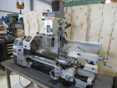 ELMAG Superturn mit MFB Vario Table lathe with drilling and milling unit