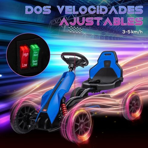 Kart Electrico de Bateria para Niños de 2 Velocidades (Nuevo)