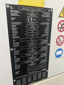 AGIE Evolution 2 Wire EDM machine