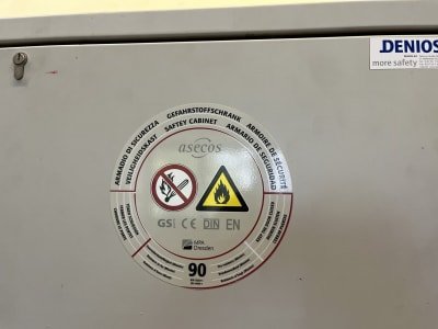 DENIOS Hazardous materials cabinet