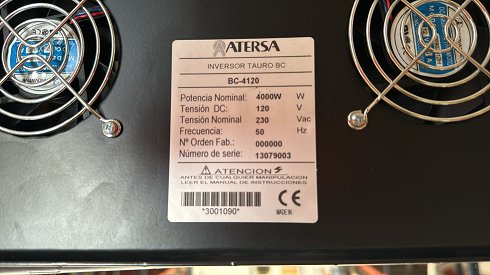 Inversor atersa 4000W Stock Nuevo