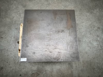 Straightening plate Spotting plate 500x500 mm