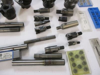 DEPO approx. 30x solid carbide holders, cylindrical/extensions/WSP/cutter heads etc.