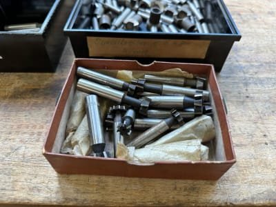 Lot of HSS milling cutters, T-slot milling cutters