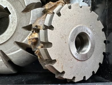 Lot (32x) HSS milling cutters, radius milling cutters, inside and outside