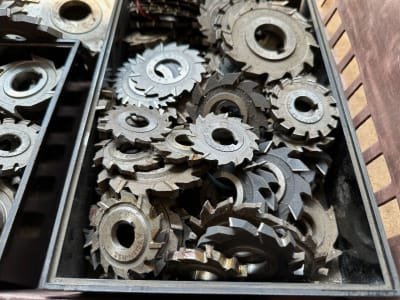 WMW Lot of HSS milling cutters, disc milling cutters (approx. 25 kg)