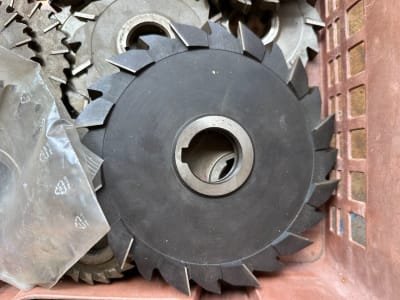 WMW Lot of HSS milling cutters, disc milling cutters (approx. 25 kg)