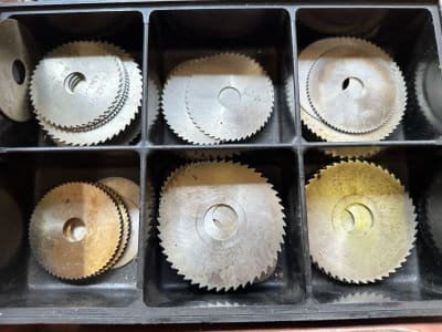 WMW Lot of HSS milling cutters, disc milling cutters (approx. 15 kg)