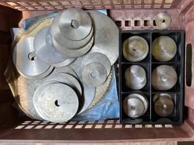 WMW Lot of HSS milling cutters, disc milling cutters (approx. 15 kg)