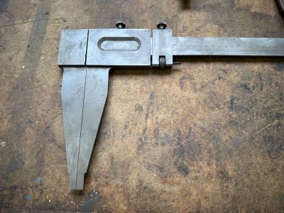 Item (6-piece) workshop caliper 500 and 1000 mm