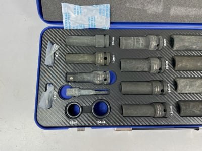 PROMAT 10-27mm Impact socket set 35 pcs.1/2 inch long, hexagon