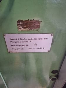 Fresadora universal DECKEL FP 1