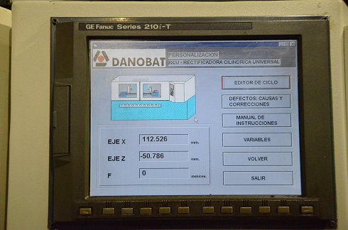 Rectificadora Cilíndrica Universal DANOBAT RCU CNC #4596