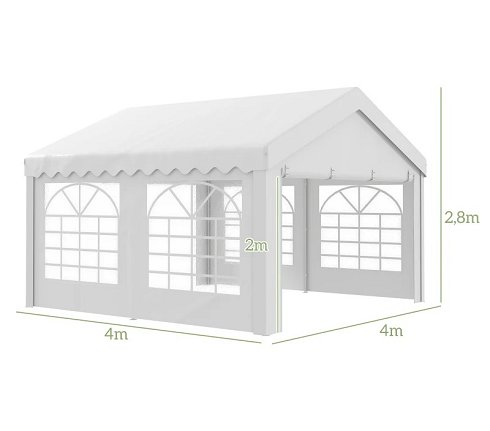 Carpa Cenador para Eventos de 4x4 metros (Nueva)