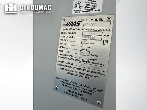 &#x27a4; Venta de fresadora HAAS VF-2SS usada | gindumac.com