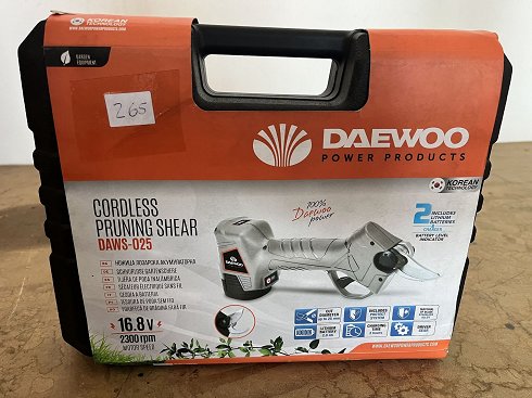 Tijeras de podar inalámbricas DAEWOO DAWS-025 (4 elementos disponibles)