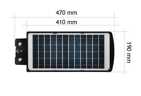 Lote de 3 Farolas Solares LED 60W IP65 con Mando a Distancia (Nuevas)