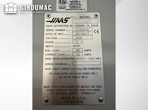 &#x27a4; Venta de HAAS VF-4SS usados | gindumac.com