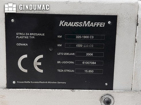 &#x27a4; Venta de Krauss Maffei 320-1900 C3 usados | gindumac.com