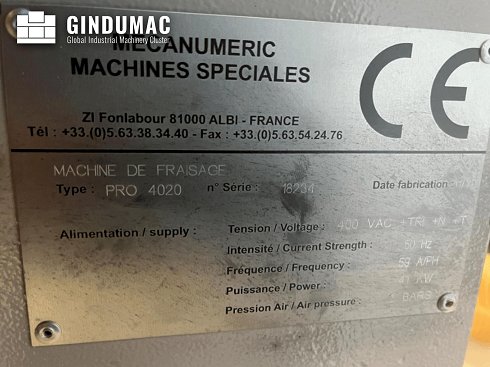 &#x27a4; Venta de MECANUMERIC MecaPro 4020 usados | gindumac.com