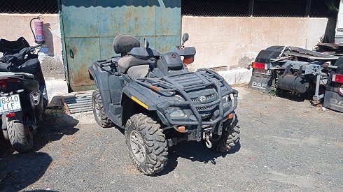 Quad Bombardier Outlander 800 Max Xt 4 Matrícula 0899HXP (2024-V-57621)