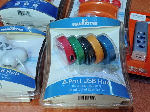 Lote de 5 Unidades 4-Port USB HUB (Stock Nuevo)