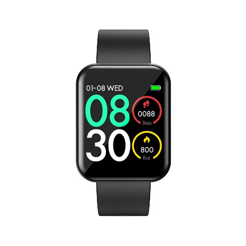 7 UnidadesLENOVO SMART WATCH E1 PRO BLACK