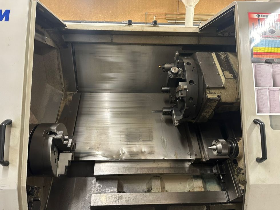 CNC Lathe with c-axis DAEWOO DOOSAN - 350 MB MACH-ID 8867 Make: DAEWOO DOOSAN Type: 350 MB Control: