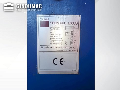 &#x27a4; Venta de TRUMPF Trumatic L6030 usada | gindumac.com