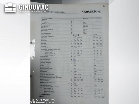 &#x27a4; Venta de Krauss Maffei 2300-12000 MC usados | gindumac.com