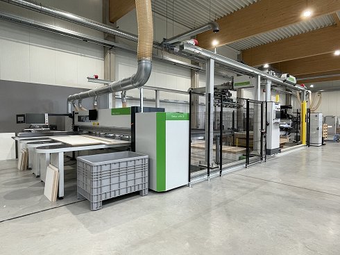 Seccionadora con sistema de almacenaje de paneles Biesse Selco WN 2 / Winstore X3 - Máquina de demostración