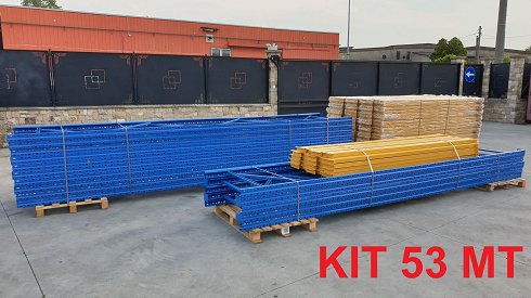 Pallet rack kit - 53 mt (5 elementos disponibles)