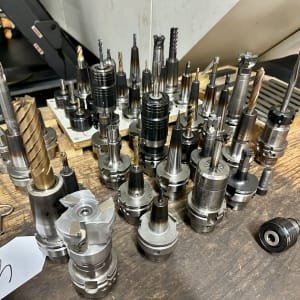 Lot HSK-A63 tool holders