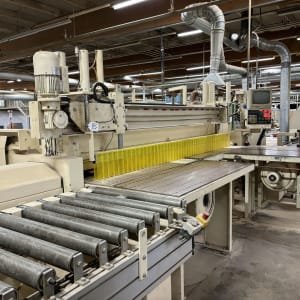 HOLZMA - HOMAG KFL 52 Panel saw and edge banding line