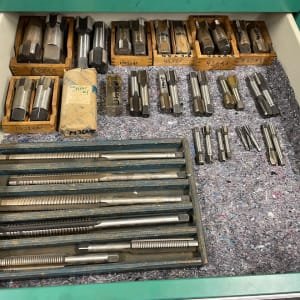 WMW Item (23 pieces) HSS machine reamer, shell reamer