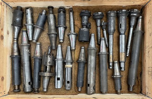 Lot (23x) SK50 tool holder boring tool