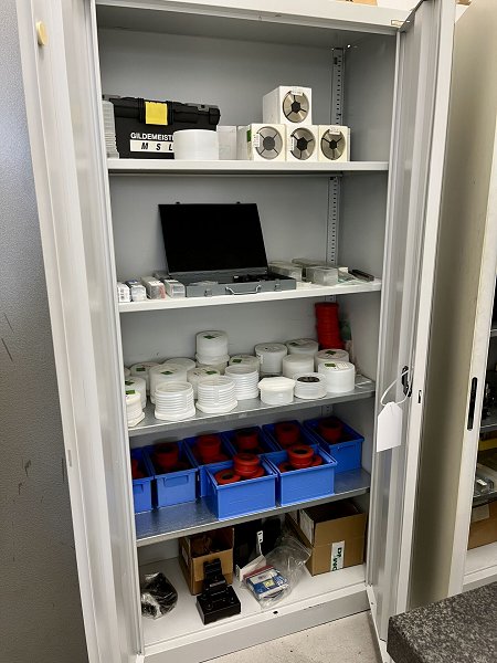 HANEU Workshop cabinet with contents