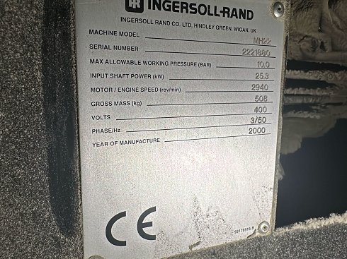 Compresor de tornillo INGERSOLL RAND M22