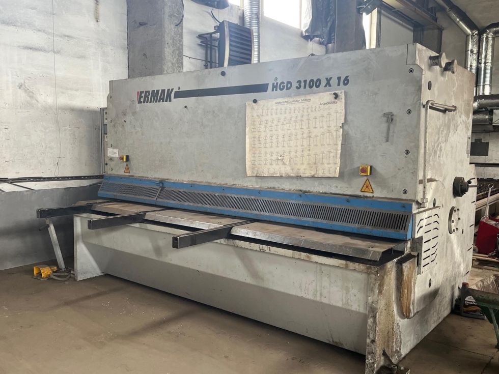 Guillotine ERMAK - HGD 3100 x 16