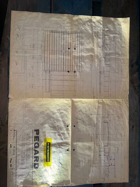 Rotary table PEGARD - TRT 3500 x 3500 / 60