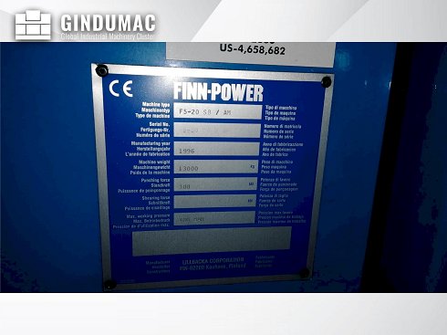 &#x27a4; Venta de Finn-Power F5-20 SB/AM usados | gindumac.com